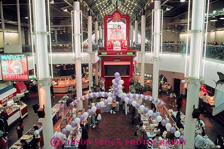 Stock Photo #11163: keywords -  baltimore business commerce display displays horz interior lexington mall malls market markets maryland plaza plazas retail shop shoppers shopping shops store stores