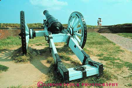 Stock Photo #12436: keywords -  american baltimore canon canons civil fort forts ft ft. gun guns historic history horz maryland mchenry monument national old people revolutionary tour war weapon weapons
