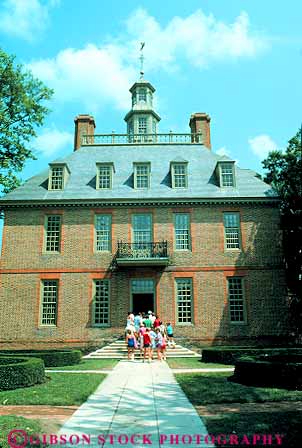 Stock Photo #11573: keywords - american architecture building buildings colonial colony community design early era governors group heritage historic history living museum museums old palace preserve preserved recreate recreated reenact reenacted reenacting reenactment restoration restore restored revolution site style tour touring tourist tourists vert virginia williamsburg