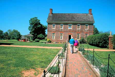 Stock Photo #19009: keywords - brick bricks building buildings charles city couple elderly historic home horz house mansion mansions mature people person planatation plantation plantations senior shirley site sites south southern tourist tourists virginia