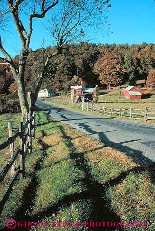 Stock Photo #13305: keywords -  and blue countryside farm farms highway highways landscape near park parks parkway parkways ridge road rural scenery scenic vert virginia