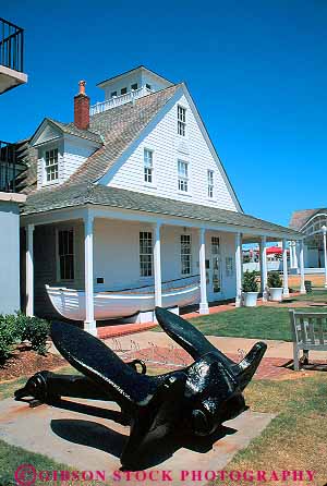 Stock Photo #12353: keywords -  anchor beach bright coast coastal guard museum museums old resort shore station summer vert virginia