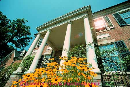 Stock Photo #13338: keywords -  alexandria column columns historic home horz house mansion mansions pillar pillars virginia woodlawn