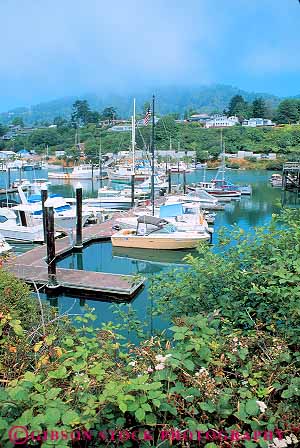 Stock Photo #13382: keywords -  boat boats brookings coast coastal coastline coasts cove coves harbor harbors landscape marina marinas ocean oregon scenery scenic sea shore shoreline shores vert water
