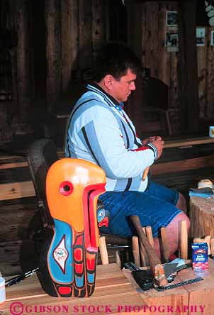 Stock Photo #13442: keywords -  american art artistic arts british canada colorful columbia craft crafted crafting crafts craftsman craftsmen destination handicraft heritage indian masks native northwest skill tradition traditional travel vert victoria wood wooden