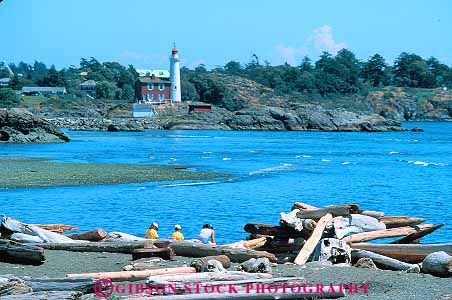 Stock Photo #13452: keywords - attraction beach beaches british canada coast coastal columbia destination fisgard historic horz landscape lighthouse lighthouses national near northwest outdoor outside people recreation scenery scenic shore shoreline site tourist travel victoria