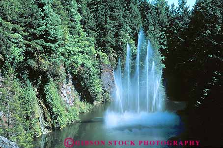 Stock Photo #13462: keywords -  attraction botanic botanical british buchart butchart canada columbia fountain fountains garden gardens horz landscaping northwest pond ponds public rose summer tourist victoria water