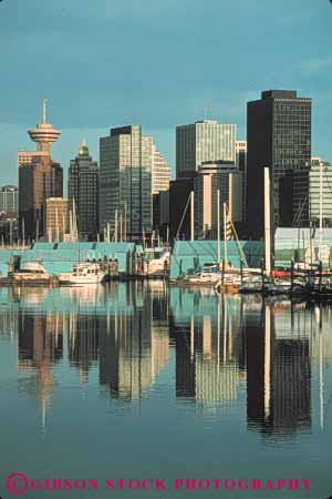 Stock Photo #7613: keywords - architecture boat british building buildings business canada canadian center cities city cityscape cityscapes columbia downtown harbor harbors marina modern new office ship skyline skylines urban vancouver vert water