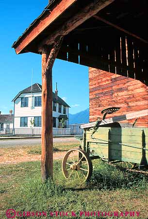 Stock Photo #12523: keywords -  british building buildings canada columbia fort forts ft ft. heritage historic history living museum museums old steele town towns vert village villages vintage west western