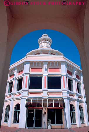 Stock Photo #13494: keywords - arch arches architecture british building buildings canada chemainis columbia community decorate decorates decorating decorative exterior public theater theaters town towns vert