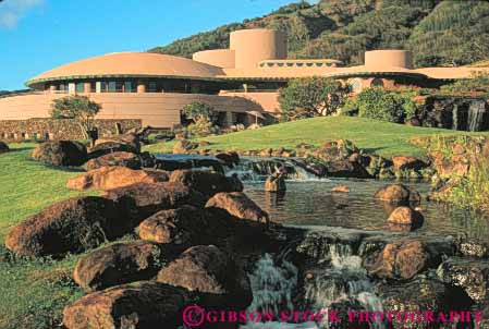 Stock Photo #8658: keywords -  architecture club clubhouse country course creek design destination frank golf golfing grand hawaii hawaiian horz island islands landscape landscaping lloyd maui resort resorts stream travel tropical usa vacation waikapu wright