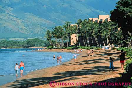 Stock Photo #8667: keywords -  beach beaches calm coast coastal destination hawaii hawaiian horz island islands kihai landscape marine maritime maui ocean people resort resorts scenic sea seashore seawater shore shoreline stroll strollers surf travel tropical usa vacation walk walkers walking water