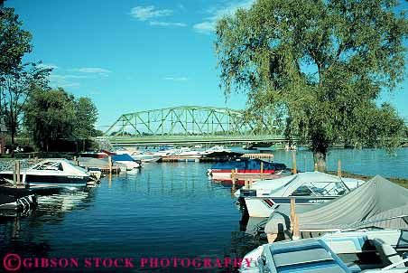 Stock Photo #13589: keywords - boat boats bridge destination horz lake lakes marina marinas new saratoga springs travel vacation york