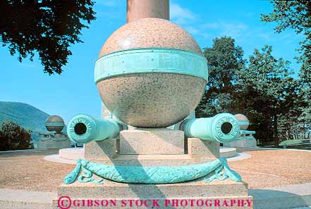 Stock Photo #19386: keywords -  academies academy army battle canon canons circle circular horz military monument monuments new point round school schools sculpture sculptures shape shaped shapes sphere spheres spherical stone u.s. west york