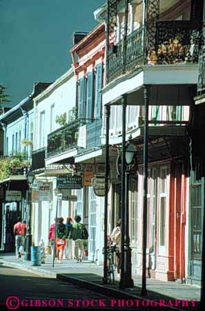 Stock Photo #8537: keywords - building buildings destination french louisiana new orleans quarter recreation travel usa vacation vert