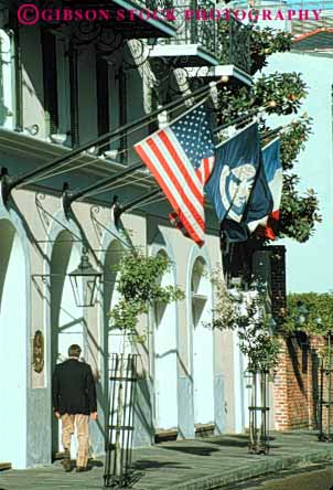 Stock Photo #8538: keywords - building buildings destination french louisiana new orleans quarter recreation travel usa vacation vert