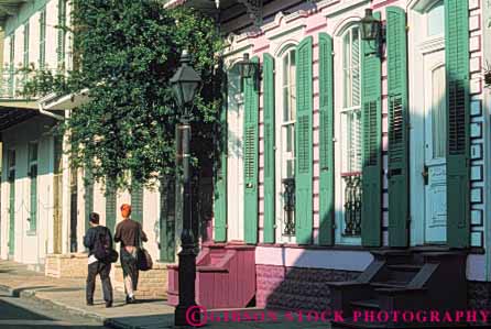 Stock Photo #8539: keywords -  building buildings destination french horz louisiana new orleans quarter recreation travel usa vacation