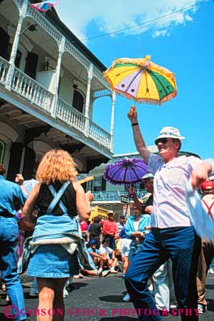 Stock Photo #8592: keywords -  annual dance dances dancing destination events fiesta fun louisiana new orleans party play recreation spring street tradition traditional travel usa vacation vert