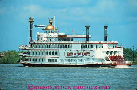 Stock Photo #8607: keywords -  attraction boat boating boats destination excursion horz leisure louisiana mississippi new of orleans paddlewheel queen recreation river riverboat ship ships tour tourist tradition traditional travel trip usa vacation water