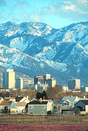 Stock Photo #7626: keywords -  america american architecture building buildings business center cities city cityscape cityscapes downtown high home homes house houses lake modern mountain neighborhood new office residential rise salt skyline skylines urban usa utah vert winter