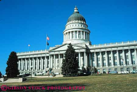 Stock Photo #9652: keywords -  architecture building buildings capitol capitols city government greek horz house houses lake legislature politics salt state utah