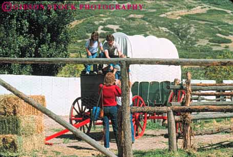 Stock Photo #9664: keywords -  american architecture buildings city families family heritage historic history horz lake old park pioneer pioneers salt settlement settlers site state tourist tourists tradition traditional trail utah vintage wagon west western