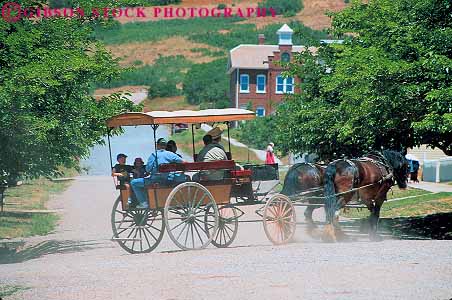 Stock Photo #12668: keywords -  building buildings carriage carriages church city desert heritage historic history horse horses horz lake living mormon museum museums old park reconstruct reconstructed reconstruction salt site tour tours utah village wagon wagons
