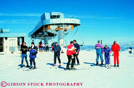 Stock Photo #9701: keywords -  area areas chilly city clothing cold colorful destination destinations downhill equipment horz lift park recreation resort resorts season ski skier skiers skiing snow sport sports travel utah winter