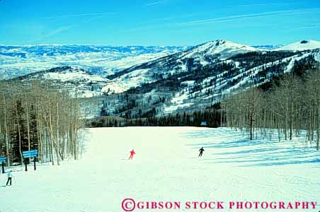 Stock Photo #9704: keywords - area areas chilly city cold destination destinations downhill horz landscape open park recreation resort resorts scenery scenic season ski skier skiers skiing snow space sport sports travel utah winter