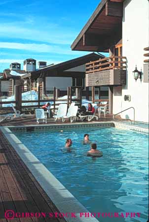 Stock Photo #9706: keywords -  area deer downhill erickson in lodge lodges people pool pools recreation resort resorts season ski skier skiers skiing snow sport sports stein swim swimming utah valley vert winter