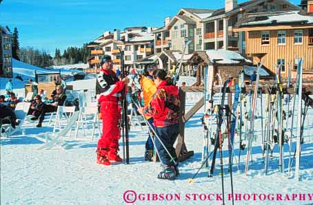 Stock Photo #9712: keywords -  area deer downhill equipment horz lake lodge people recreation resort resorts season silver ski skier skiers skiing snow sport sports utah valley winter