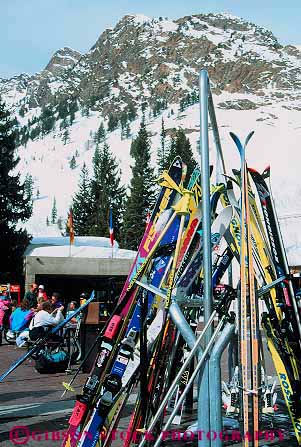 Stock Photo #13923: keywords -  alta area base cold downhill families group groups mountain mountains outdoor outside people recreation resort resorts rocky season ski skier skiers skiing skis snow snowbird sport sports trip utah vacation vert wasatch winter