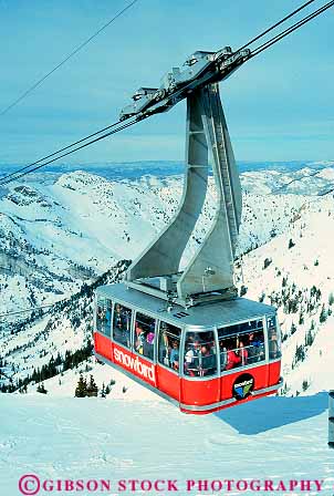 Stock Photo #13929: keywords -  alta area cab cable carries carry carrying cold downhill enclose enclosed gondola gondolas hang hanging hangs lift lifting lifts mountain mountains outdoor outside recreation resort resorts ride rides rocky season ski skier skiing skis snow snowbird sport sports transportation trip utah vacation vert wasatch winter