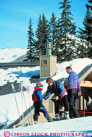 Stock Photo #13930: keywords -  area brighton child children cold dad downhill families family father man mother mountain mountains outdoor outside people recreation resort resorts rocky season ski skier skiers skiing skis snow sport sports three trip utah vacation vert wasatch wife winter