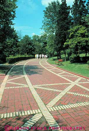 Stock Photo #13953: keywords -  angle angles arkansas brick bricks crisscross geometric geometrical geometry historic hot park parks path pattern patterns people public resort resorts route shape shapes sidewalk sidewalks spring springs square squares trail triangle triangles vert walk walker walkers walking walkway