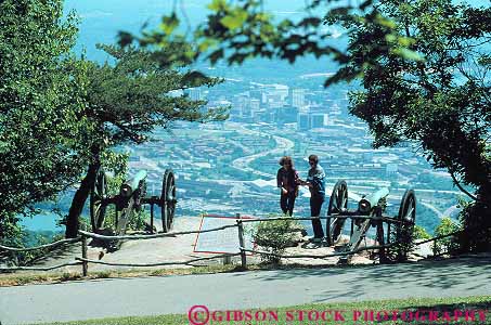 Stock Photo #13989: keywords - (near cannon cannons chattanooga civil elevate elevated georgia horz lookout memorial memorials mountain near park parks people point public tennessee tennessee) view viewpoint viewpoints views war