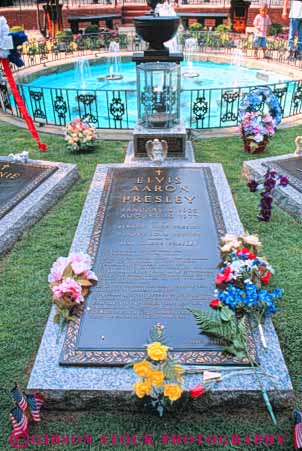 Stock Photo #10360: keywords - elvis graceland grave graves home house memorial memphis museum museums presley site tennessee vert