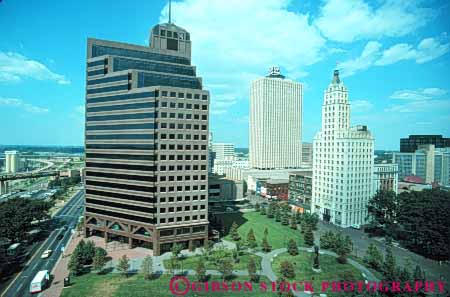 Stock Photo #7632: keywords -  america architecture building buildings business center cities city cityscape cityscapes downtown high horz memphis modern new office rise skyline skylines tennessee urban usa