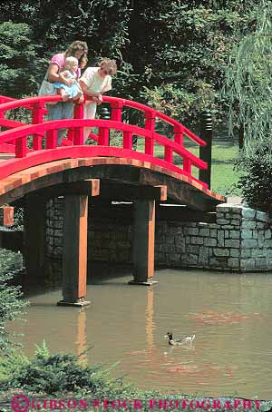 Stock Photo #11305: keywords - arch arches architecture baby botanical bridge bridges design garden in japanese memphis pond red span spans style tennessee vert woman women