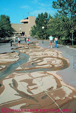 Stock Photo #11316: keywords - bed channel contour contours course hydraulic island memphis mississippi model models mudd outdoor outline outside people river rivers route tennessee vert walk water