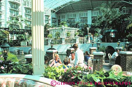 Stock Photo #11022: keywords -  atrium dine dining eat horz hotel hotels interior lobby lodge lodging nashville open opryland people resort resorts restaurant restaurants space tennessee