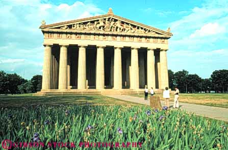 Stock Photo #11029: keywords - architecture building column columns duplicate duplicates greek historic horz identical nashville parthenon reconstruction replica replicas replicate replicating same sameness similar site tennessee