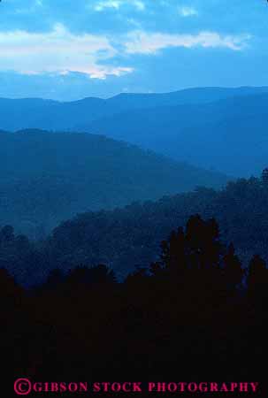 Stock Photo #14000: keywords -  appalachia appalachian blue carolina cloud clouds fog foggy great hill hills landscape mist moisture mountain mountains national natural nature north over park parks public scenery scenic smoky vapor vert weather