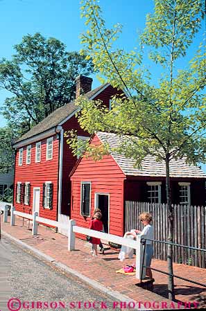 Stock Photo #14008: keywords - architecture building buildings carolina colonial communities community design historic history living museums north old reconstructed reconstruction red restored salem style vert village villages vintage