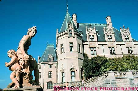 Stock Photo #14025: keywords - architecture asheville biltmore building carolina estate estates gothic home horz landmark landmarks mansion mansions millionaire north statue wealth wealthy