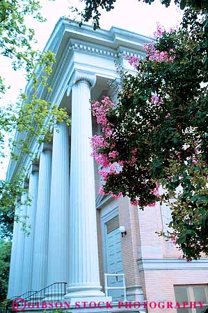 Stock Photo #12374: keywords - architecture baptist buildings carolina chapel church column columns courthouse courthouses greek hill municipal north public roman university vert