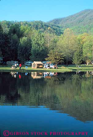 Stock Photo #14065: keywords -  calm camp camper campers campground campgrounds camping camps carolina cherokee flat great lake lakes landscape mirror mountain mountains near north peaceful quiet reflect reflecting reflection reflects scenery scenic serene smoky tent tents vert water