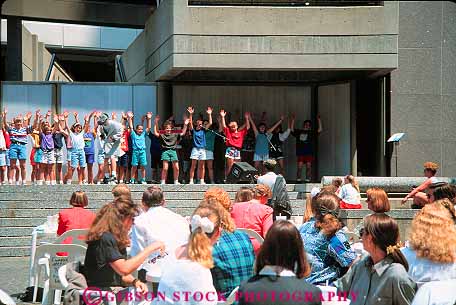 Stock Photo #11812: keywords -  adolescent adolescents break business cincinnati class classes dance dancing fountain girl girls group groups horz lunch lunchtime musical noon noontime ohio outdoor outside people perform performance performer performing plaza square youth