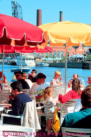 Stock Photo #11978: keywords - boat boating boats cafe cities city cleveland colorful cuyahoga dine dining flats gather gathering group groups leisure ohio outdoor outside people place relax relaxed relaxing renewal renewed restaurant restaurants river rivers season social summer umbrella urban vert water waterfront