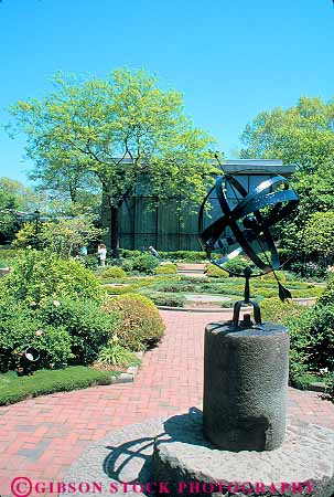 Stock Photo #11990: keywords - botanical brick center cleveland dial dials garden gardens in landscape landscaped landscaping ohio park path plant plants sun sundial vert wade